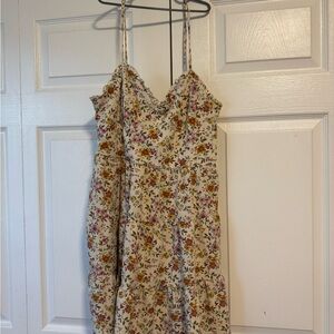 Floral Spaghetti Strap Dress